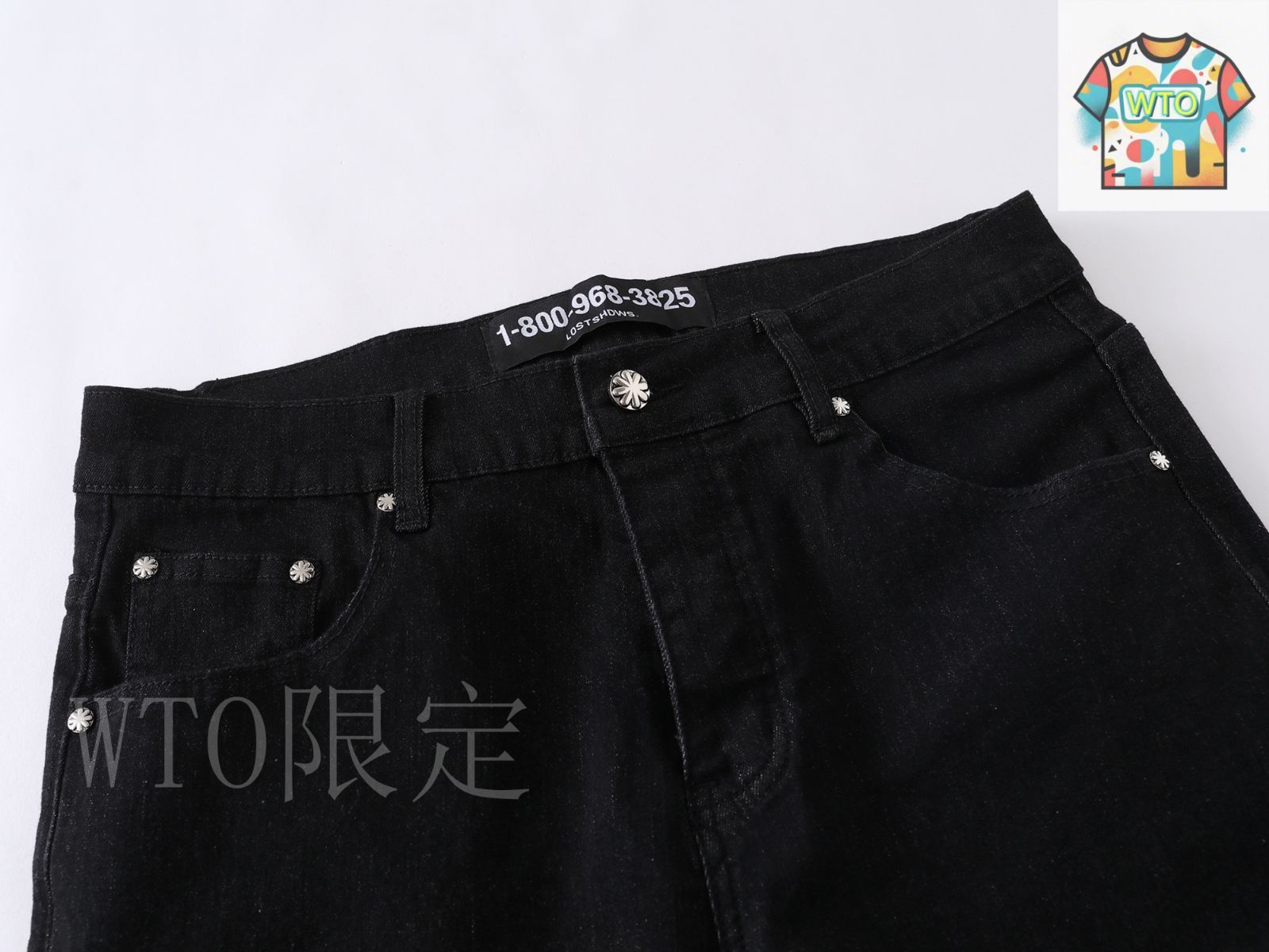今日特価】LOSTSHDWS LOGO JEANS デニムパンツ - メルカリ