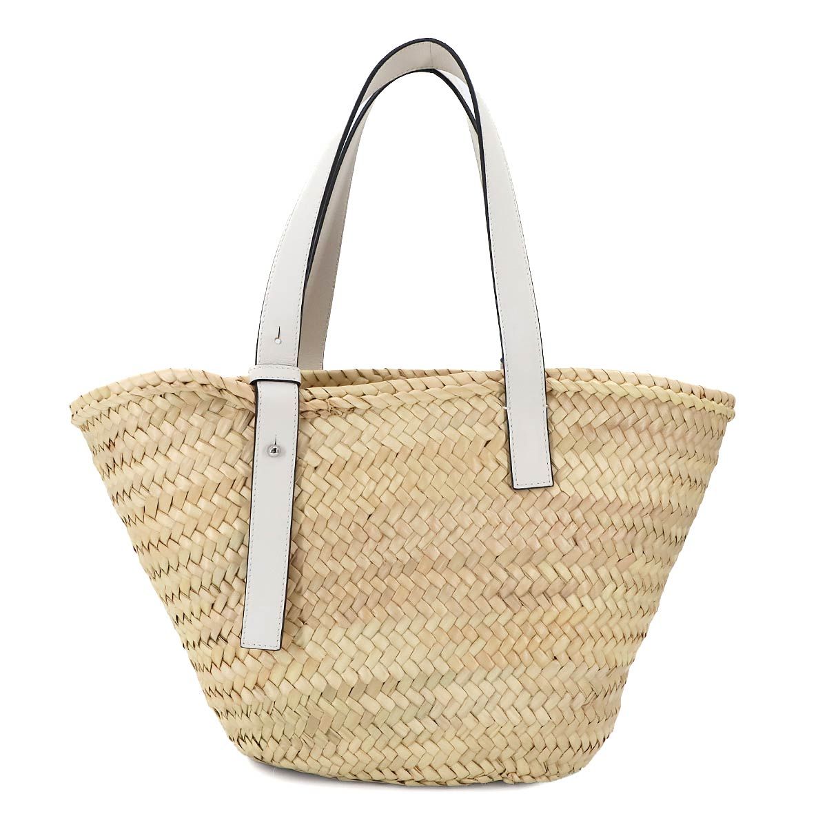 新品同様 ロエベ LOEWE バスケット バッグ トート ラフィア