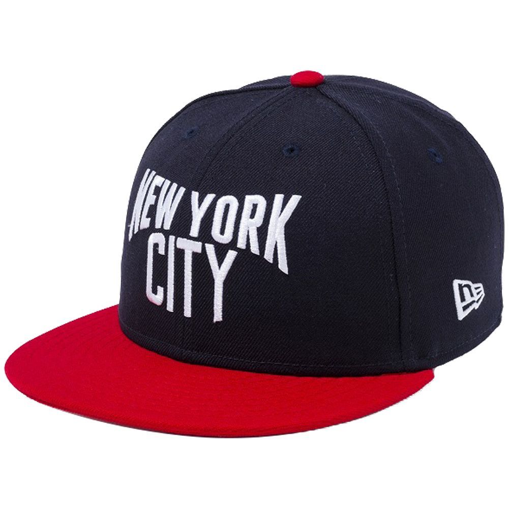 【全国無料，品質保証】 ニューエラ Youth 9FIFTY スナップバック キッズ キャップ ニューヨークシティ ネイビー スカーレット スノーホワイト スノーホワイト (52-55.8cm) キャップ