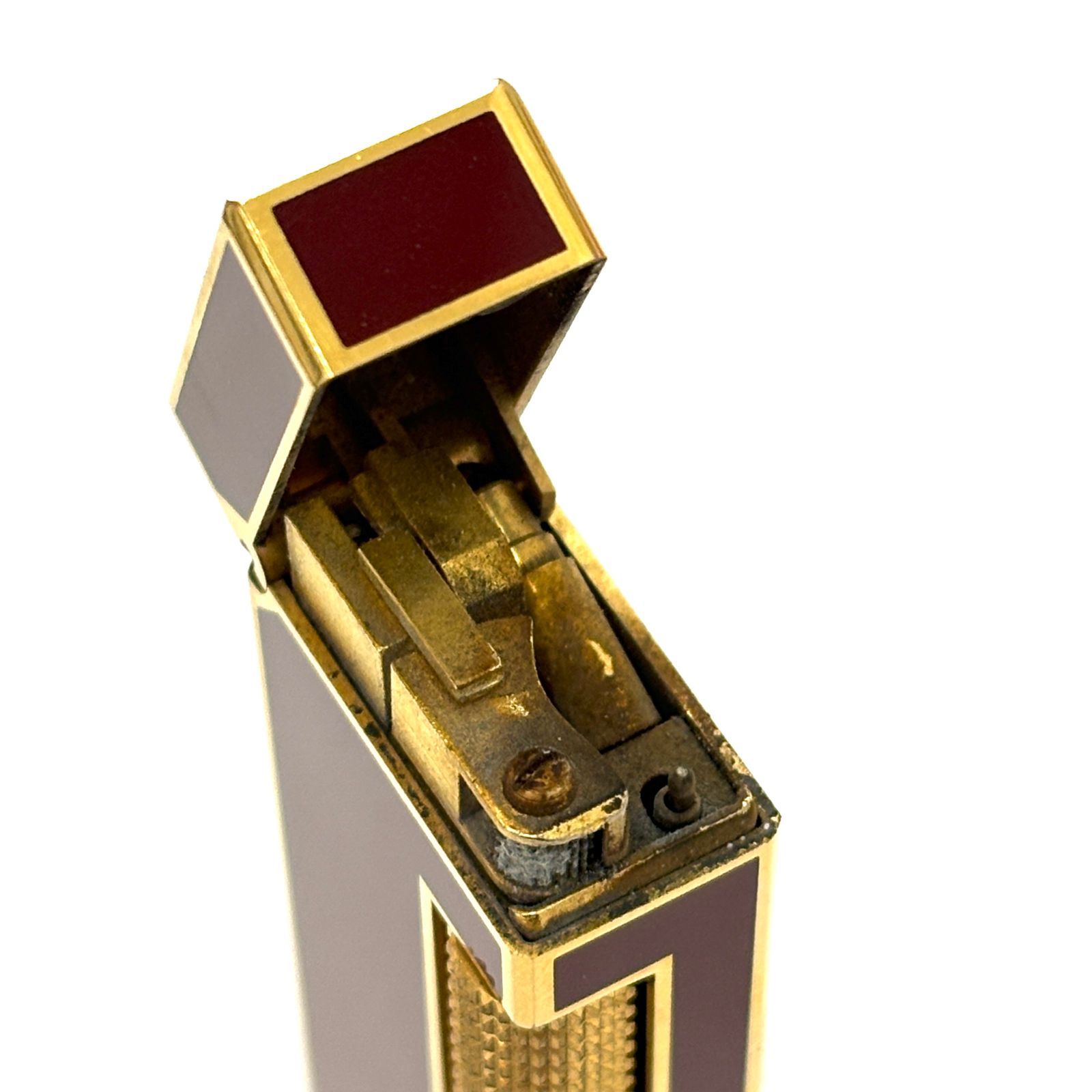dunhill ダンヒル ガスライター レッド ゴールド 着火・火花未確認