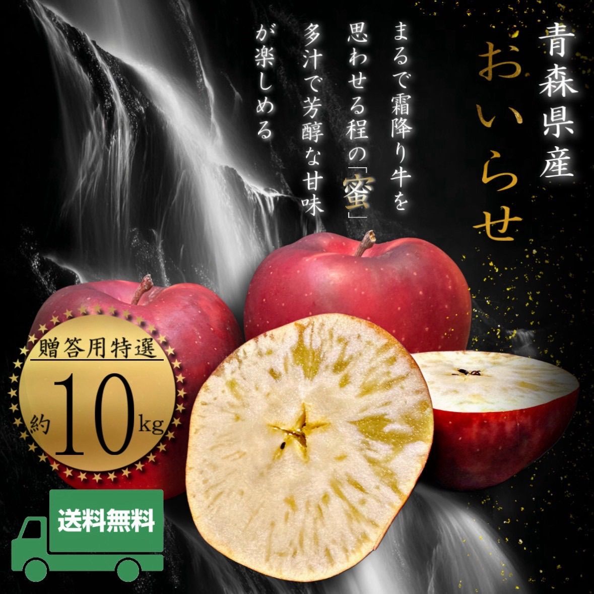 青森県産 " おいらせ " りんご 贈答用特選10kg 化粧箱 産地直送 お歳暮 ギフト リンゴ 林檎