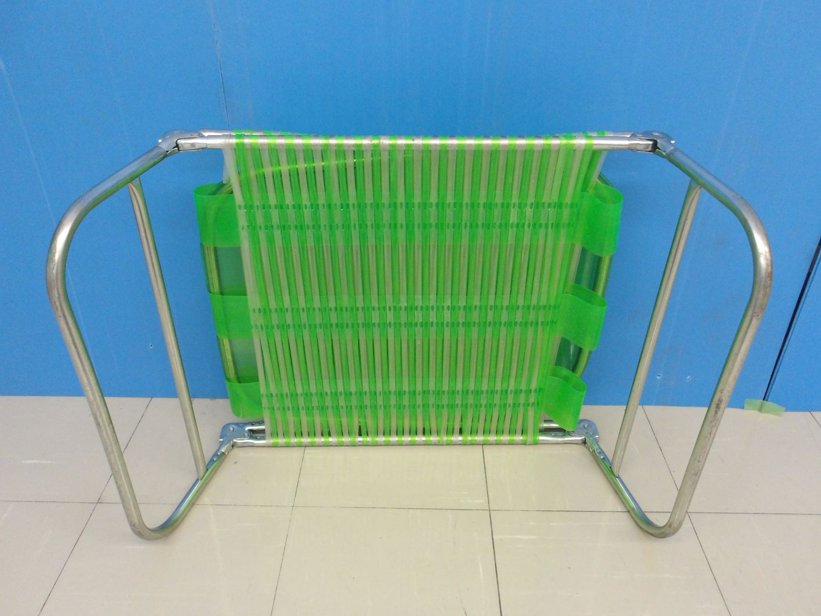 昭和レトロ チューブベッド サマーベッド ビーチベッド 当時物