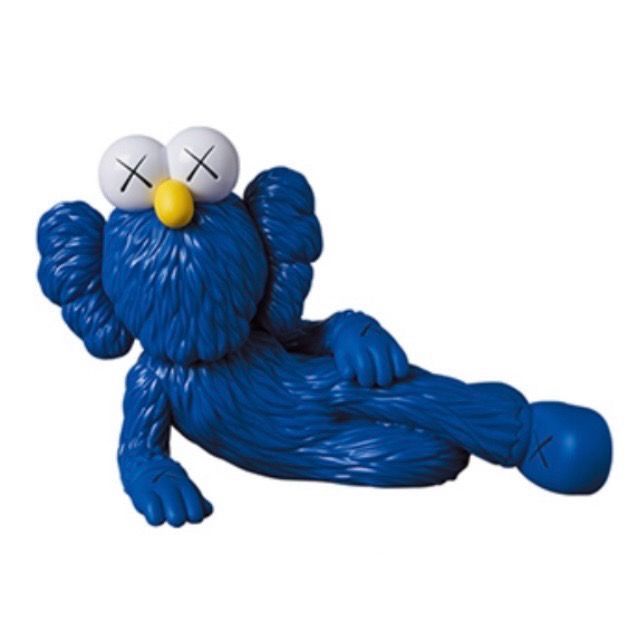 MEDICOM TOY KAWS TIME OFF Blue メディコムトイ カウズ タイムオフ ブルー 未使用