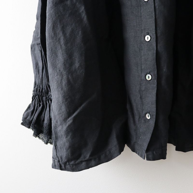ネストローブ　リネンレース襟ギャザーブラウス nest Robe - nestrobe ：リネン レース襟ギャザーブラウスの通販