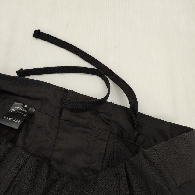 LAMOND. DRY TOUCH SEMI WIDE 定価18700円 LM-P-109-P パンツ 23 SS ブラック メンズ ラモンド 5-1001 G∞