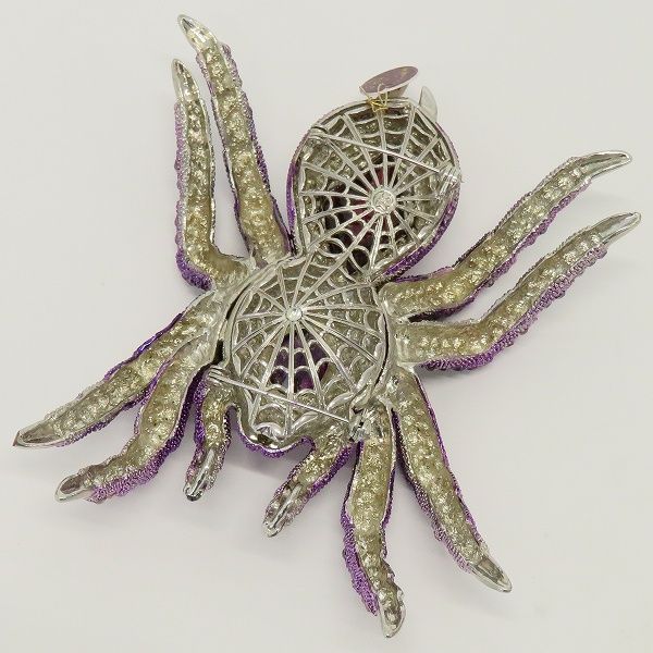 The Vintage Salon スパイダー ブローチ パープル系MIX レディース z964930 FORTGASGNV_COM_BR