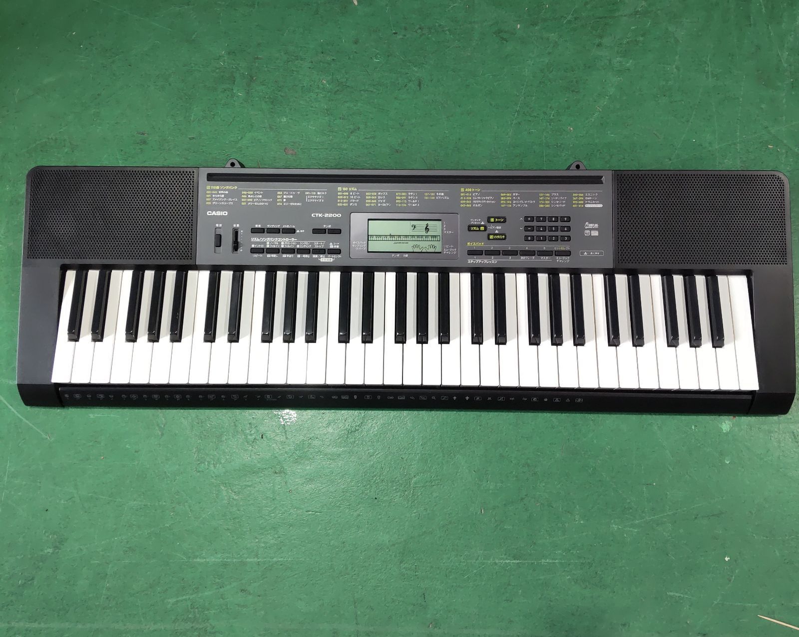 CASIO カシオ 電子ピアノ キーボード CTK-2200 ACアダプター付き L1302