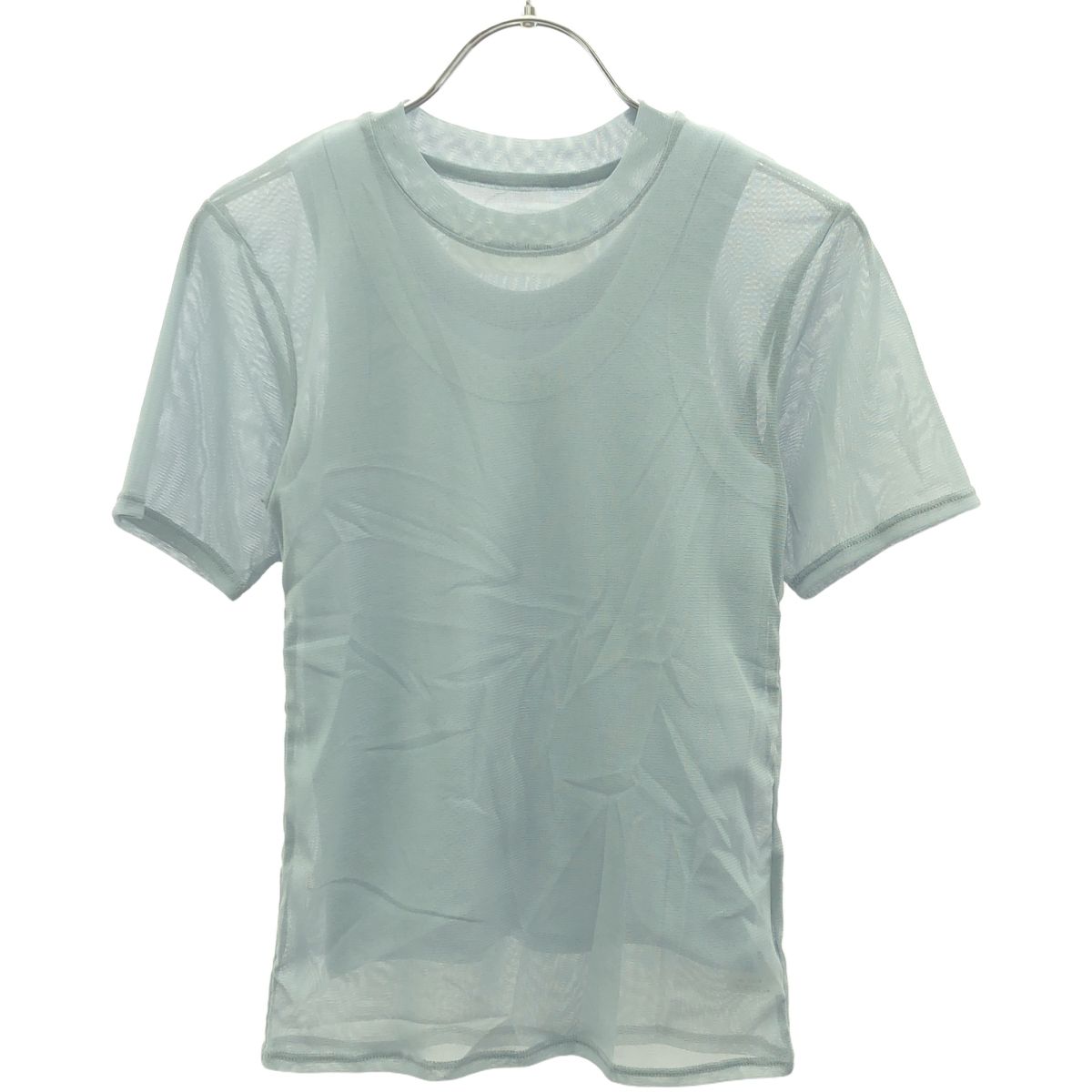 ジョンメイソンスミス ジェーンスミス 25SS アンサンブル SHORT SLEEVE WITH TANK LAYERED PULLOVER シアーカットソー タンクトップ JANE SMITH(ジェーンスミス)のSHORT SLEEVE WITH TANK LAYERED