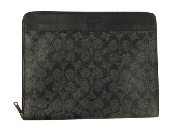 コーチ COACH シグネチャー テック ケース F32654 グレー タブレットケース クラッチバッグ セカンドバッグ BAG カバン 鞄 AA