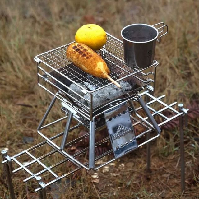 焚き火台 ソロ 軽量 おしゃれ 無骨 ソロキャンプ ソロストーブ