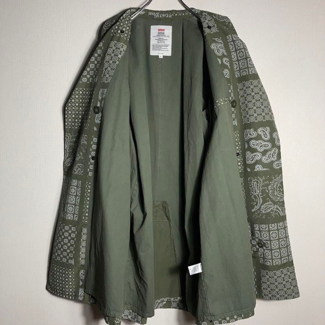 ペイズリー柄 緑