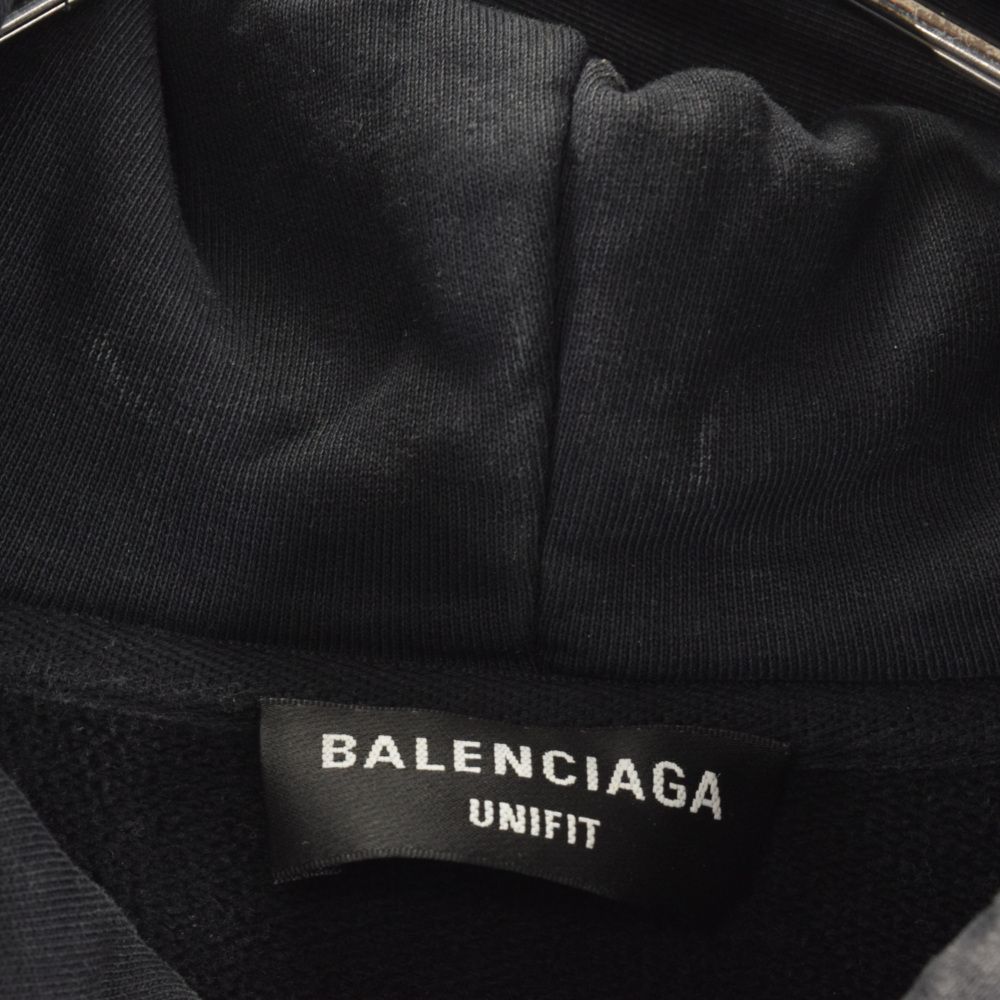 BALENCIAGA (バレンシアガ) 22SS カレッジロゴ プルオーバー パーカー