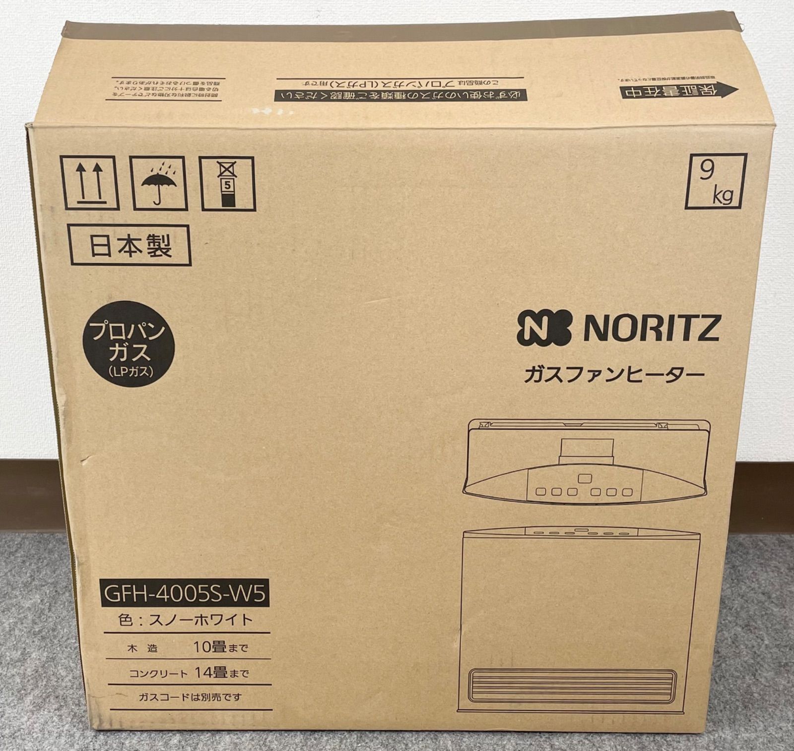A15OC14 NORITZ ノーリツ ガスファンヒーター GFH-4005-W5