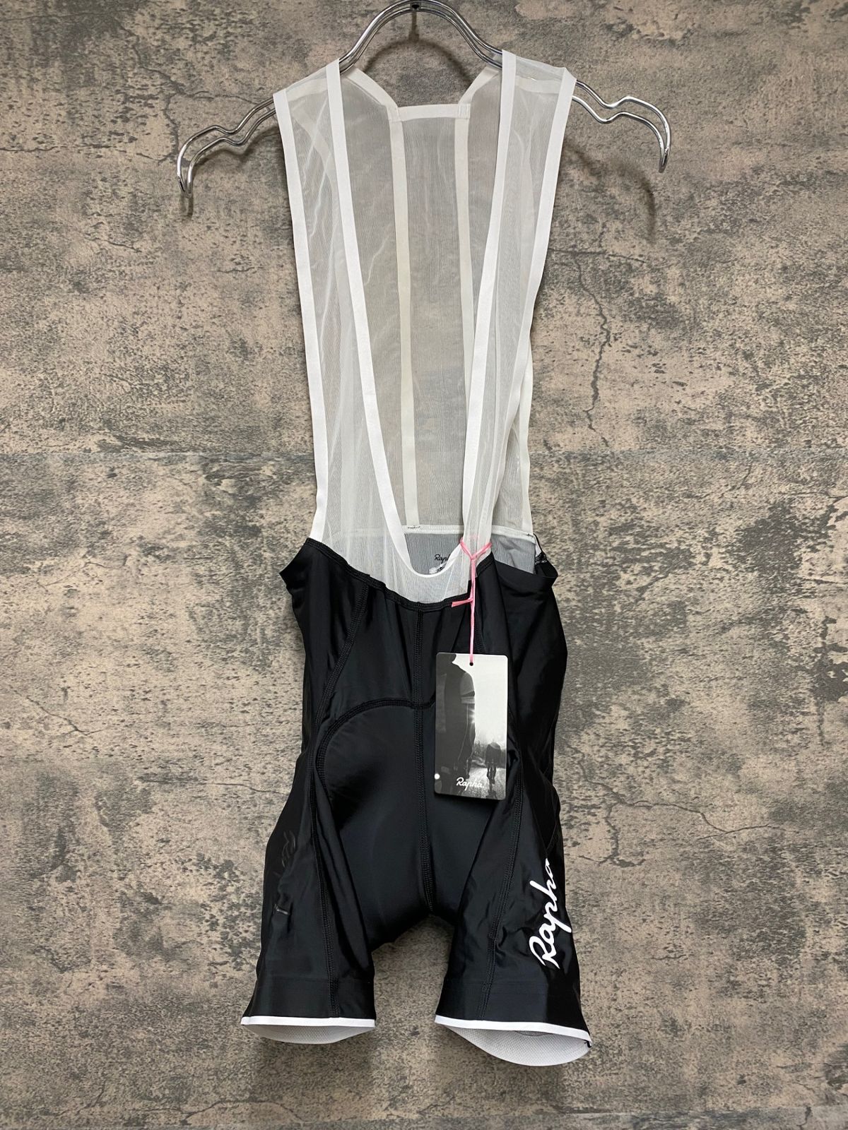 JE212 ラファ Rapha FLYWEIGHT BIB SHORTS SHORT ビブショーツ ブラック ホワイト XS