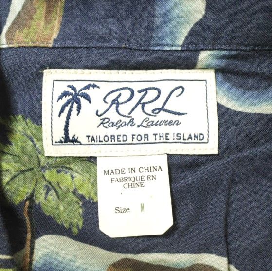 RRL ダブルアールエル TROPICAL PRINT HAWAIIAN SHIRTS 百虎