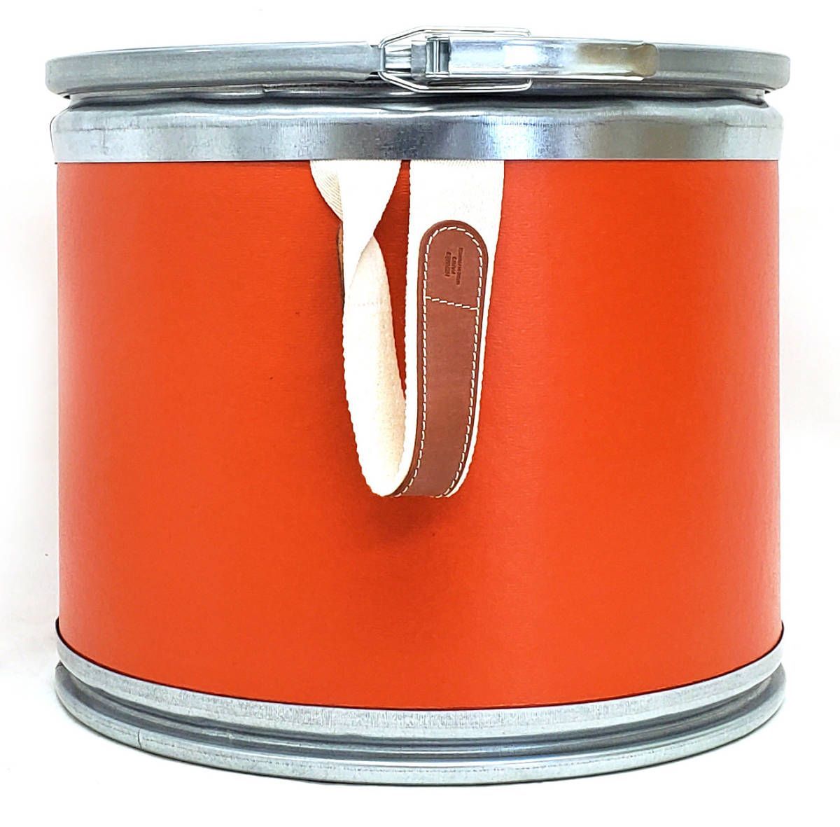 J-637◇未使用【エルメス】セリエ サドルボックス 馬具 小物入れ 缶