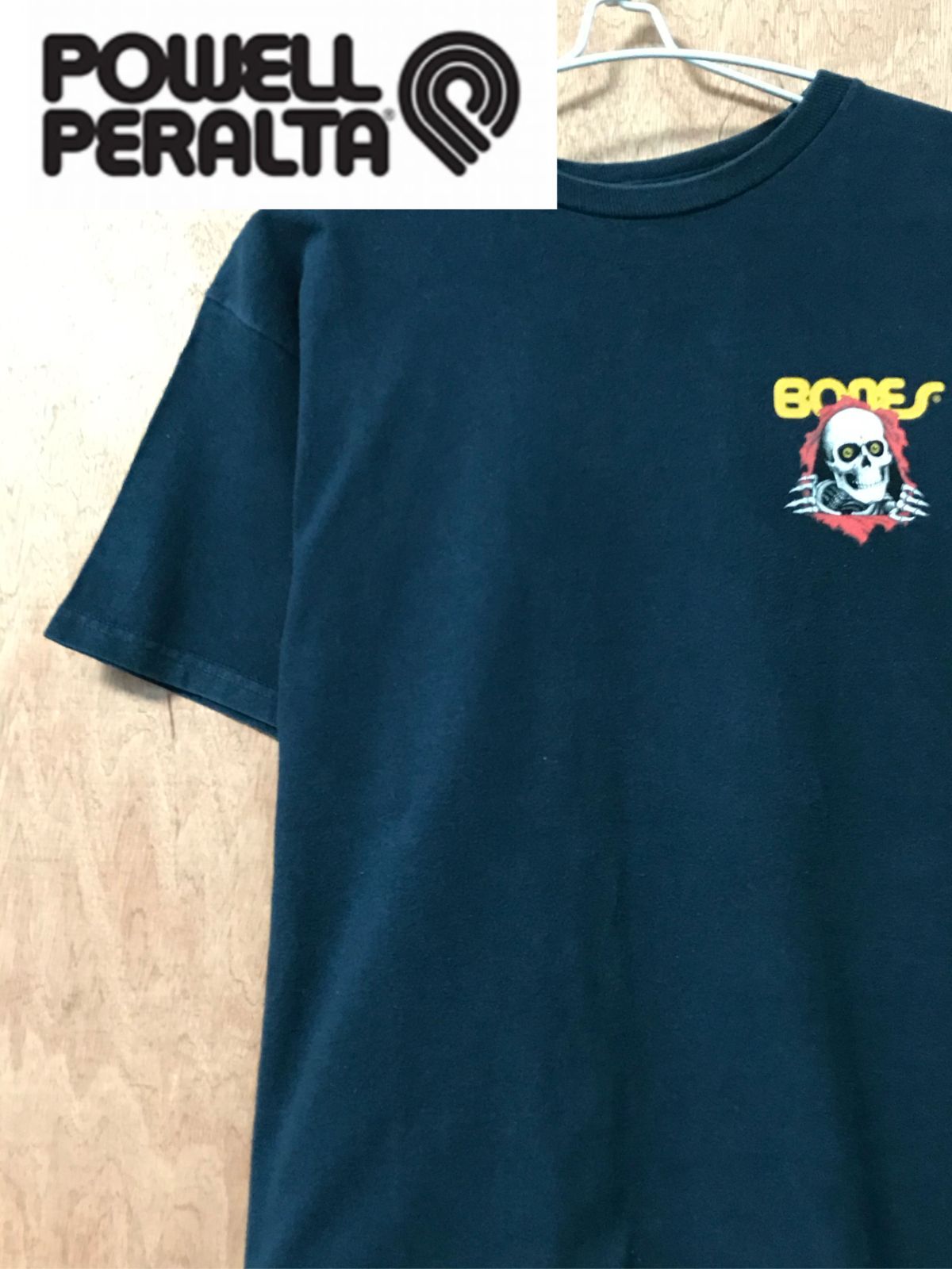 パウエル　90　powell　ヴィンテージ パウエルペラルタ　覗きTシャツ POWELL PERALTA パウエル ペラルタ BONES 覗きボーンズ コットン