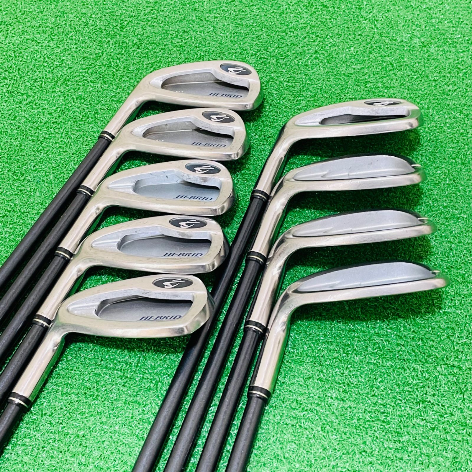 9091 DUNLOP HI-BRID ダンロップ レフティ 左利き 9本 9091 DUNLOP HI-BRID ダンロップ レフティ 左利き 9本 - メルカリ