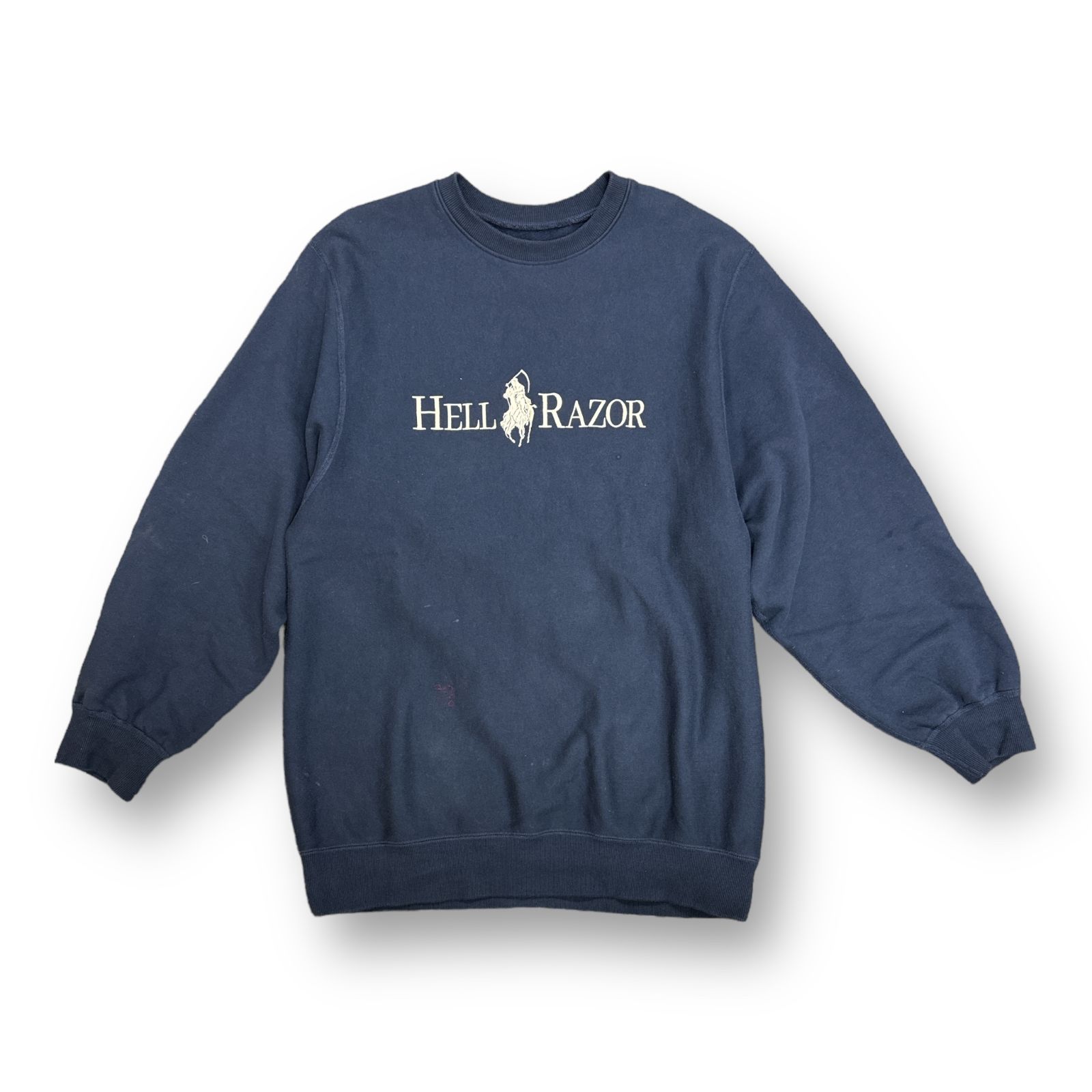 定価18000円 HELLRAZOR 23AW HELLREAPER CREWSWEAT ヘルリーパー 