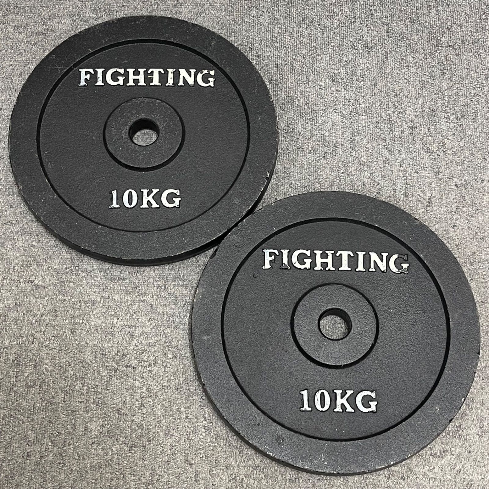 NPA】FIGHTING ファイティング ダンベルプレート 10kg 2枚 20kg - メルカリ