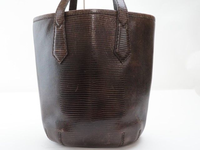 MaxMara ハンドバック 型押しレザー ブラウン 中古・古着通販】MaxMara (マックスマーラ) ミニショルダー