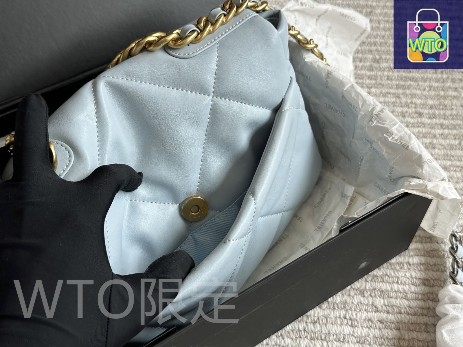 週末限定SALE♥️CHANEL カメリアロープコットンバッグ シャネル CHANEL デニム カメリア柄 チェーンバッグ | Advanced