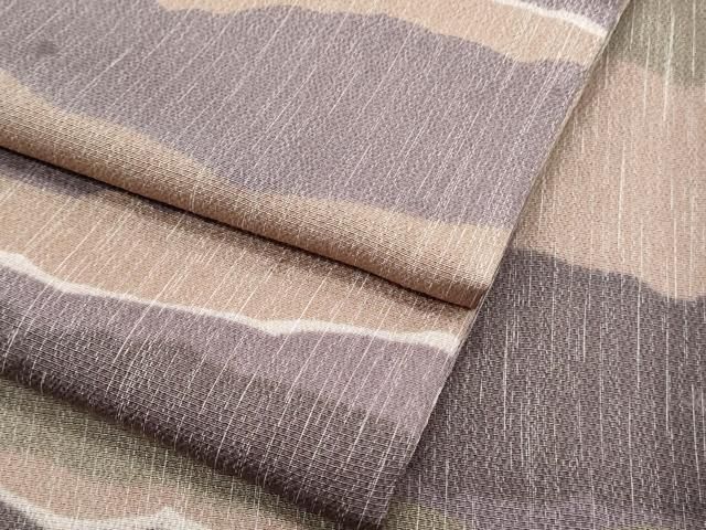 平和屋着物●上質な小紋 吉祥文 鬼しぼ縮緬 正絹 CAAY9483th