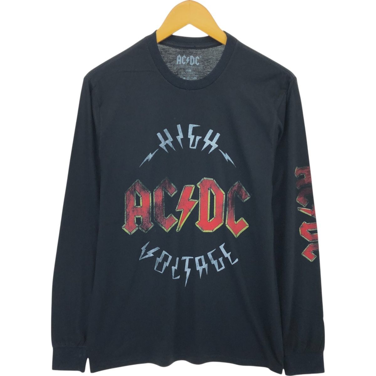 古着 AC/DC エーシーディーシー ロンT バンドTシャツ バンT メンズM相当/eaa504123