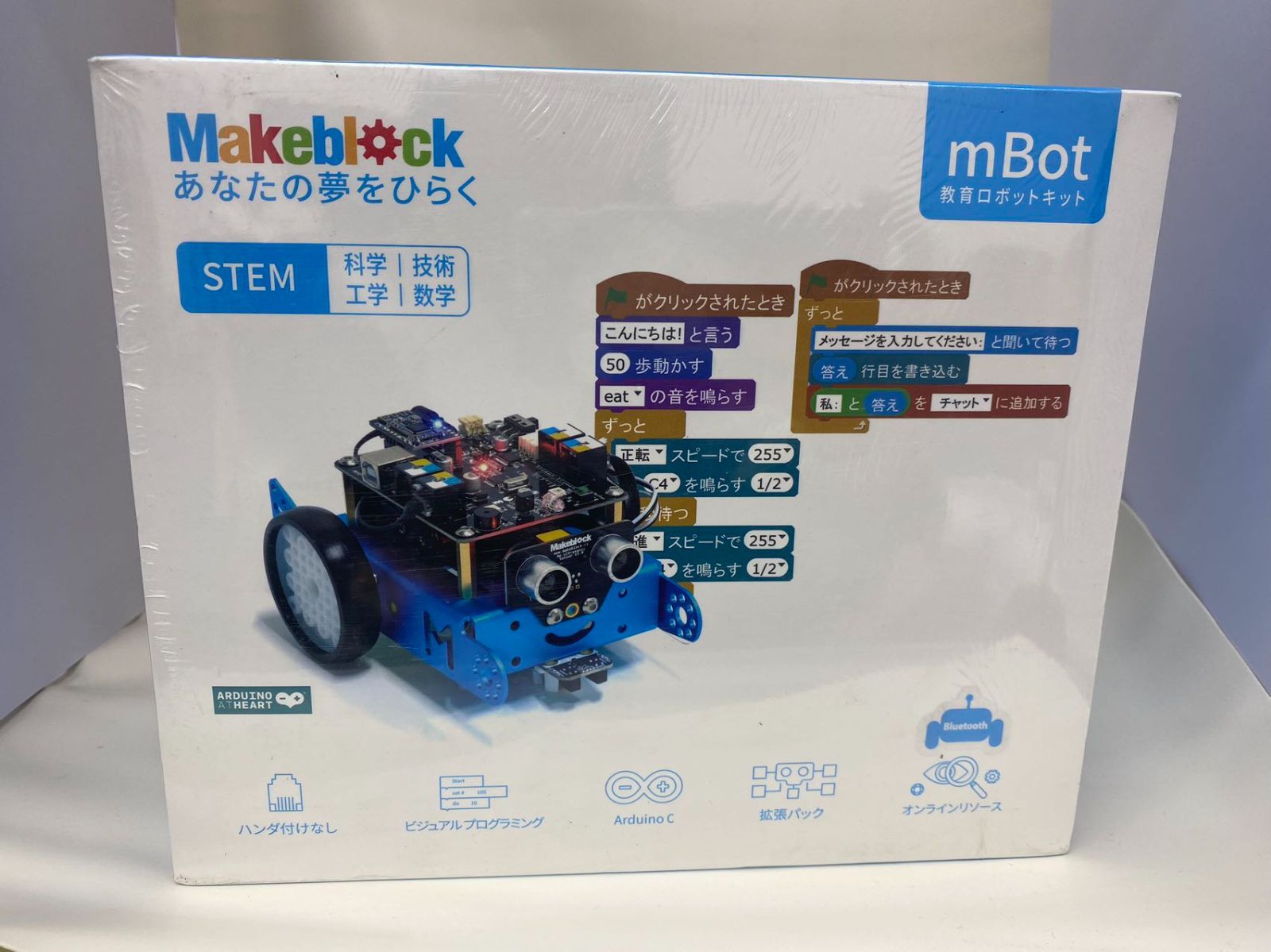 新品　mBot 教育用ロボットキット ピンク MakeBlock mBot v1.1 Pink STEM Educational Programmable Robot