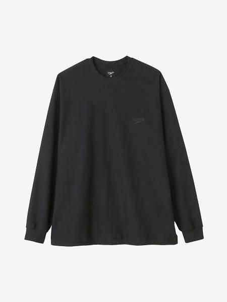 【新品・5営業日で発送】Speedo(スピード) SF_RUSH_L／S_T (SF72381) 色 : ブラック サイズ : M 