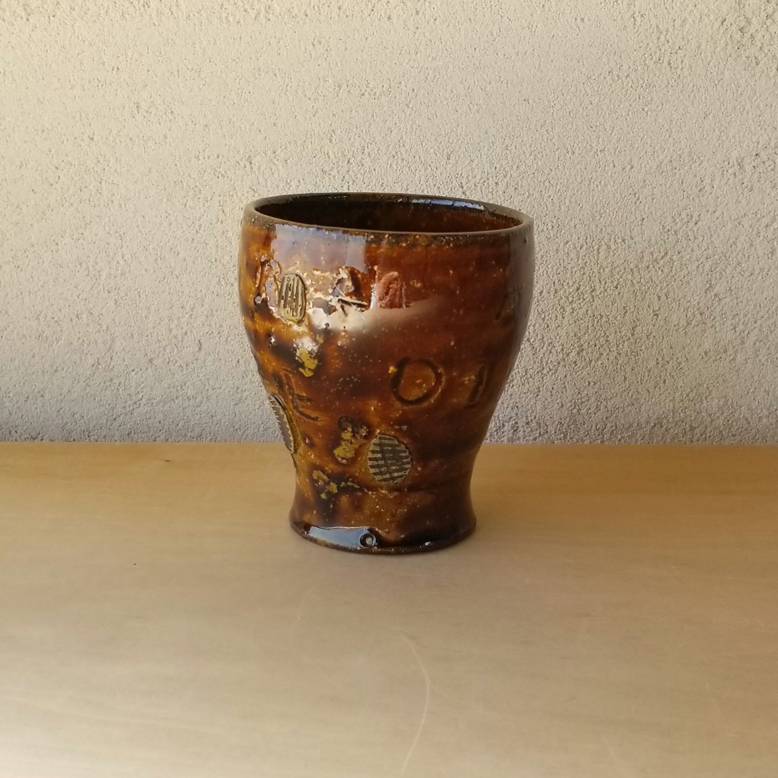 フリーカップ　2個セット　酒器 ぐい呑 ぐい飲み  酒呑み　湯呑み　作家