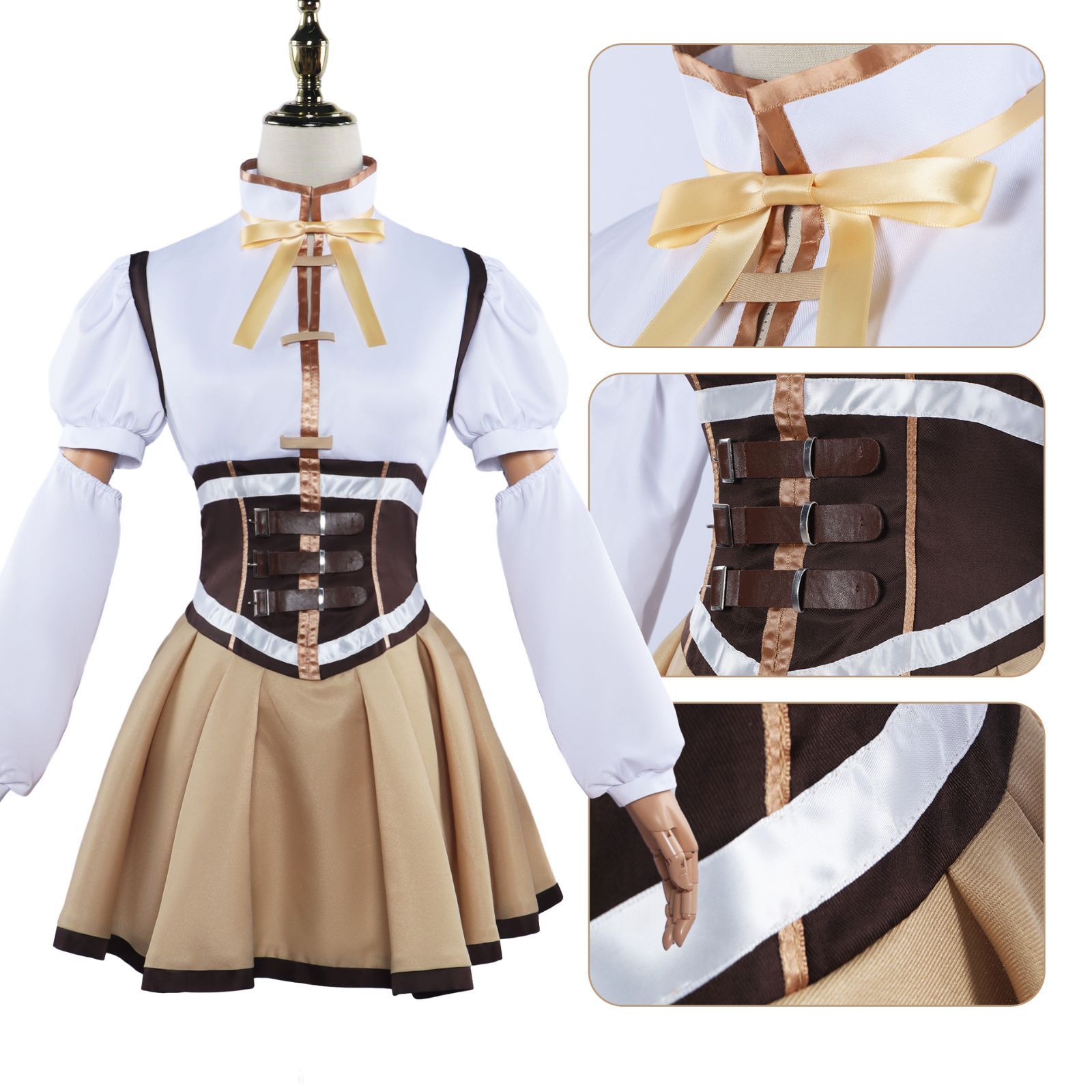 魔法少女まどか☆マギカ 巴マミ コスプレ衣装 ※ウィッグ別売追加