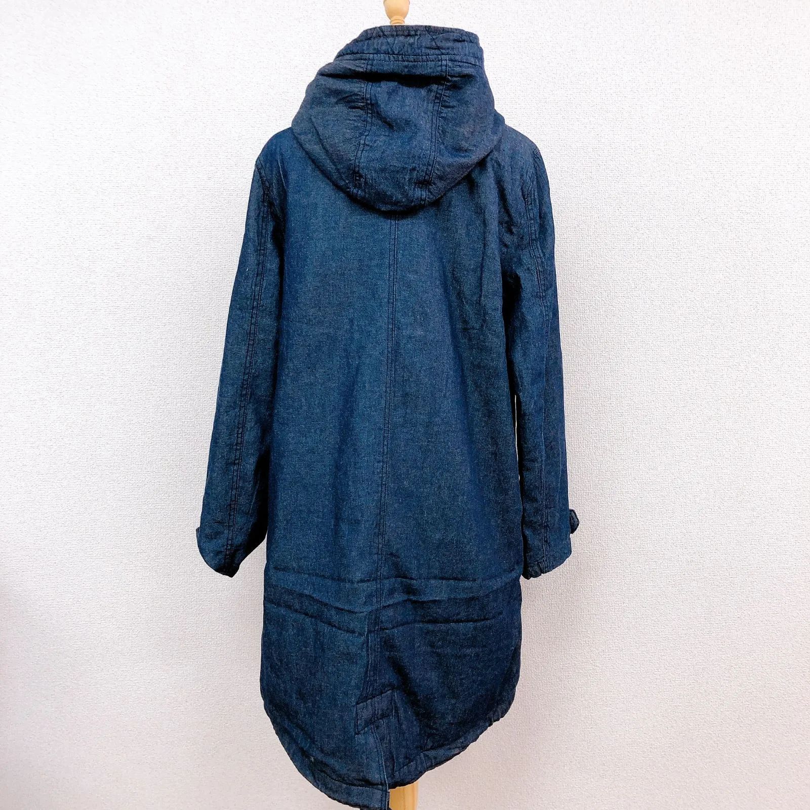 モッズコート アバハウス 新品未着用品】ABAHOUSE ecru デニムモッズコート アバハウス M