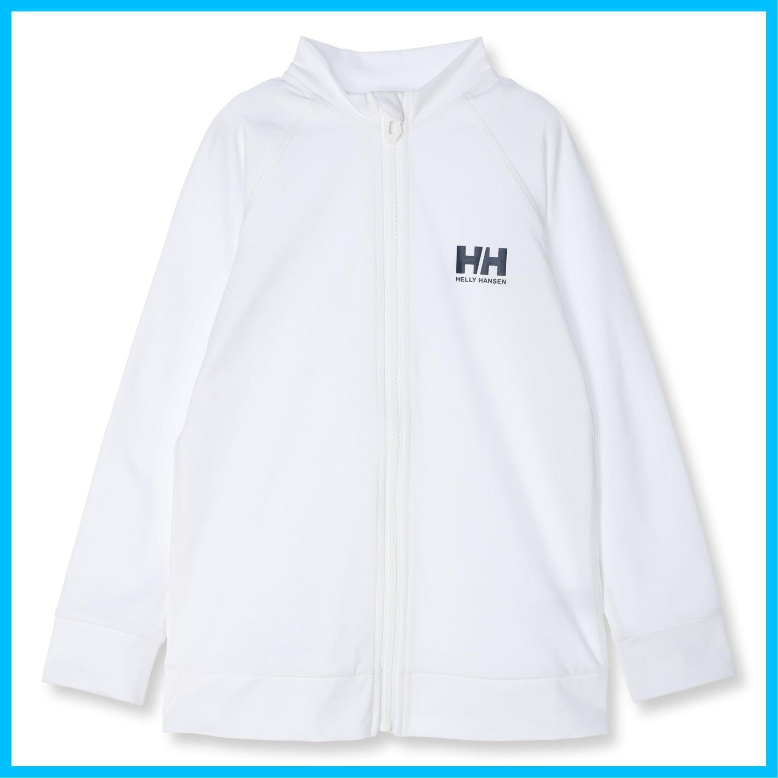 ユニセックス Rashguard Full-Zip HH L|S HJ82415 K HHフルジップラッシュガード ロングスリーブ キッズ キッズ水着 ヘリーハンセン
