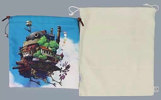 ロエベ ジブリコラボ ハウルの動く城 ドローストリング 巾着