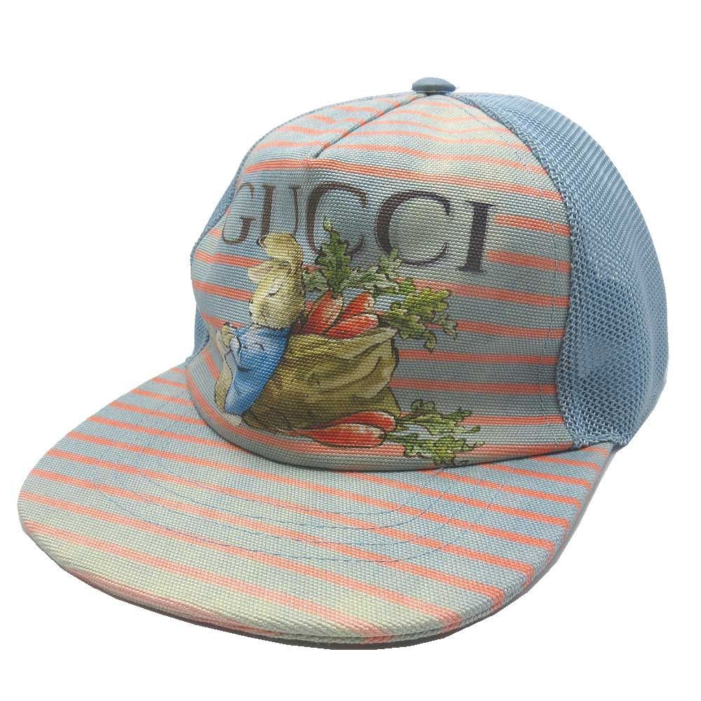 グッチ キャップ GUCCI CHILDREN S PETER RABBIT X GUCCI COLLABORATION ベースボールキャップ 481757 3HAYE 8469 M キッズ ジュニア