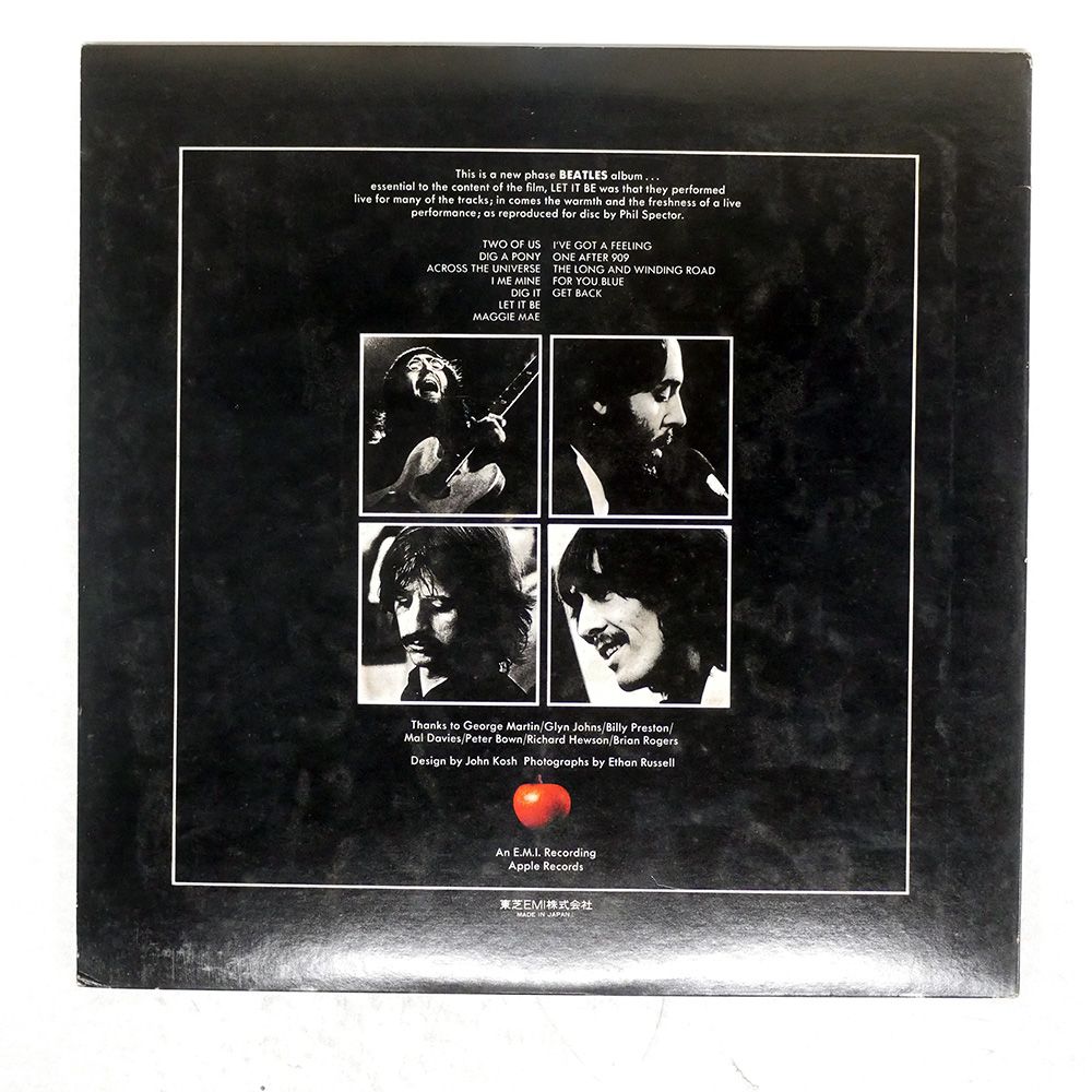 国内盤 BEATLES/LET IT BE/APPLE EAS80561 LP - メルカリ
