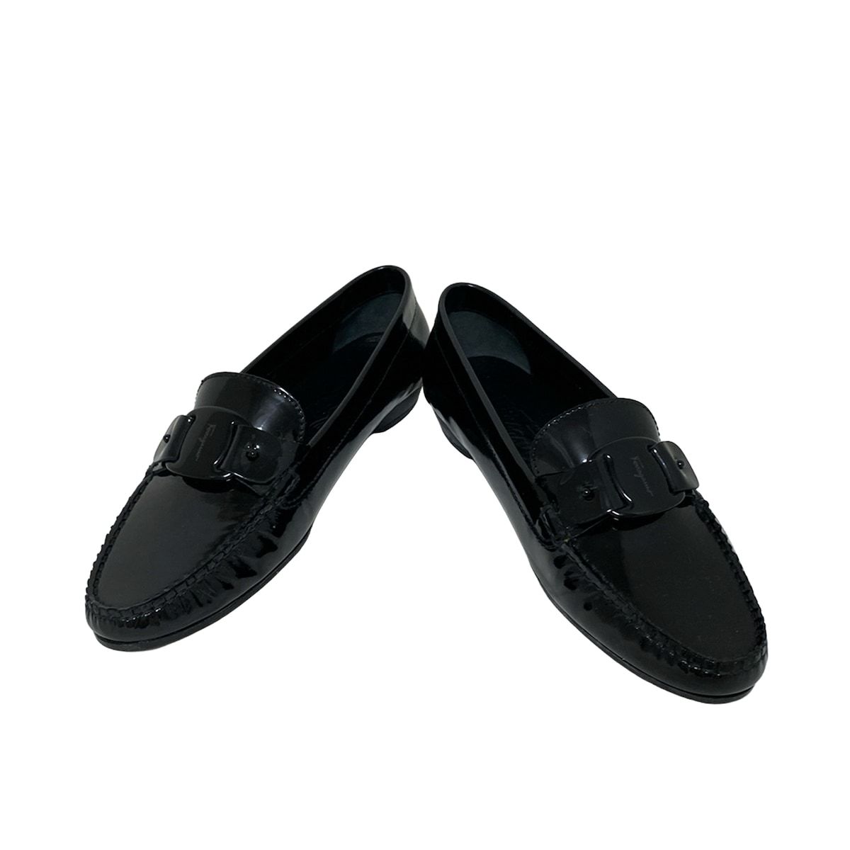 サルヴァトーレ・フェラガモ 黒 ローファー FERRAGAMO/SalvatoreFerragamo(サルバトーレフェラガモ