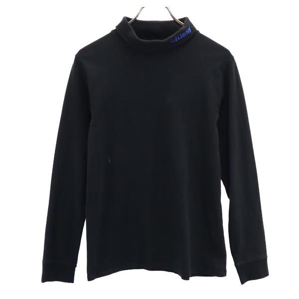ステューシー 日本製 長袖 Tシャツ M ブラック STUSSY ロンT