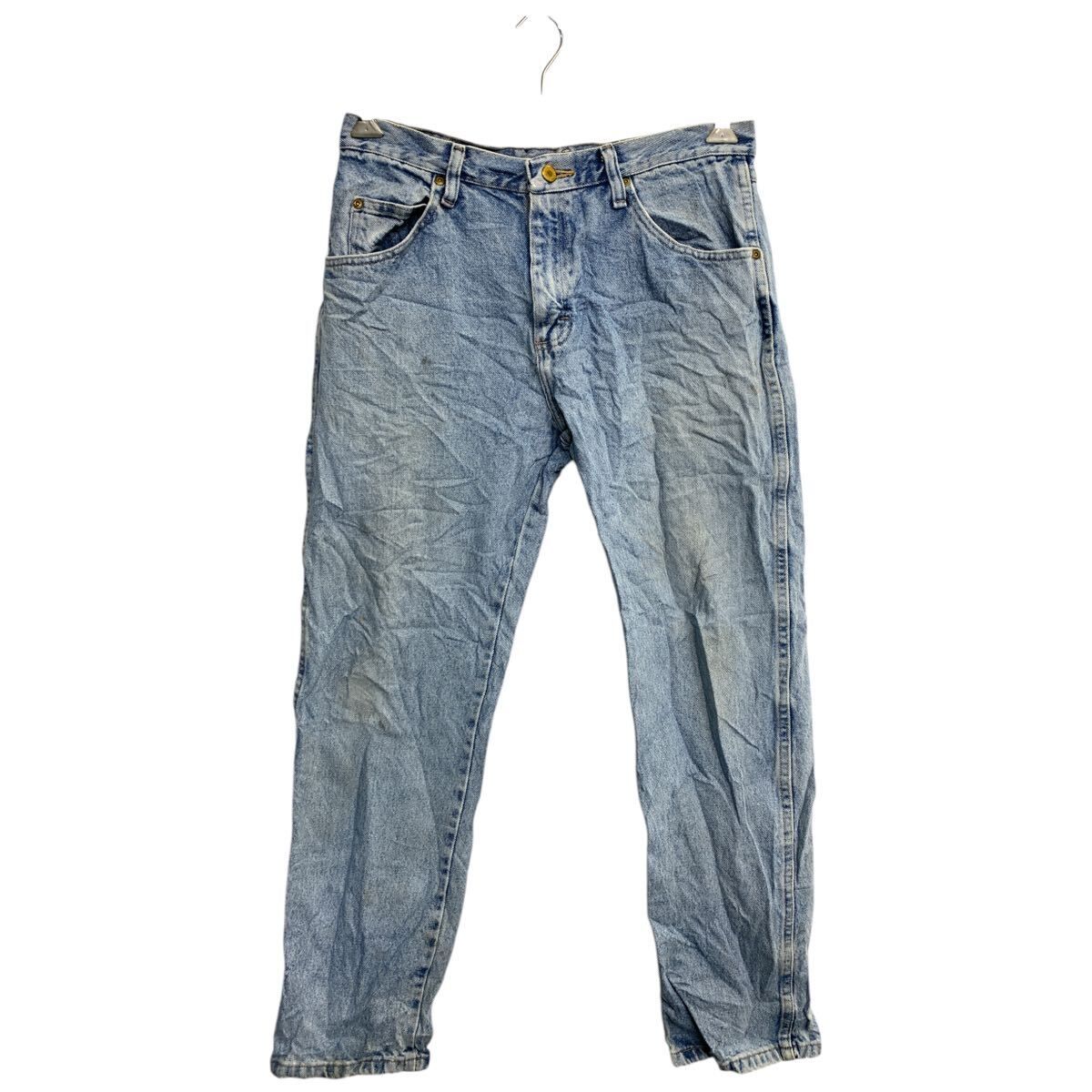 Wrangler デニムパンツ W32 ラングラー レギュラーフィット ライトブルー コットン メキシコ製 古着卸 アメリカ仕入 2501-309