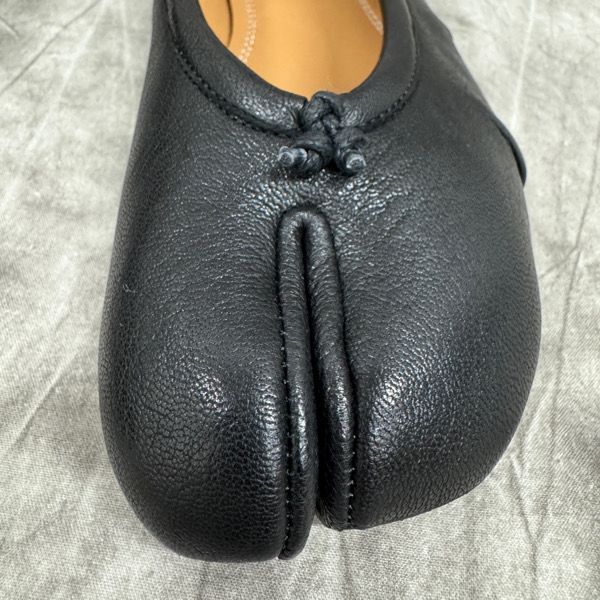 【VIPセール】【未使用】Maison Margiela/メゾンマルジェラ TABI BALLERINA NEW/タビ バレリーナ ニュー/バレエシューズ/ブラック/S58WZ0127/37 スピードフック