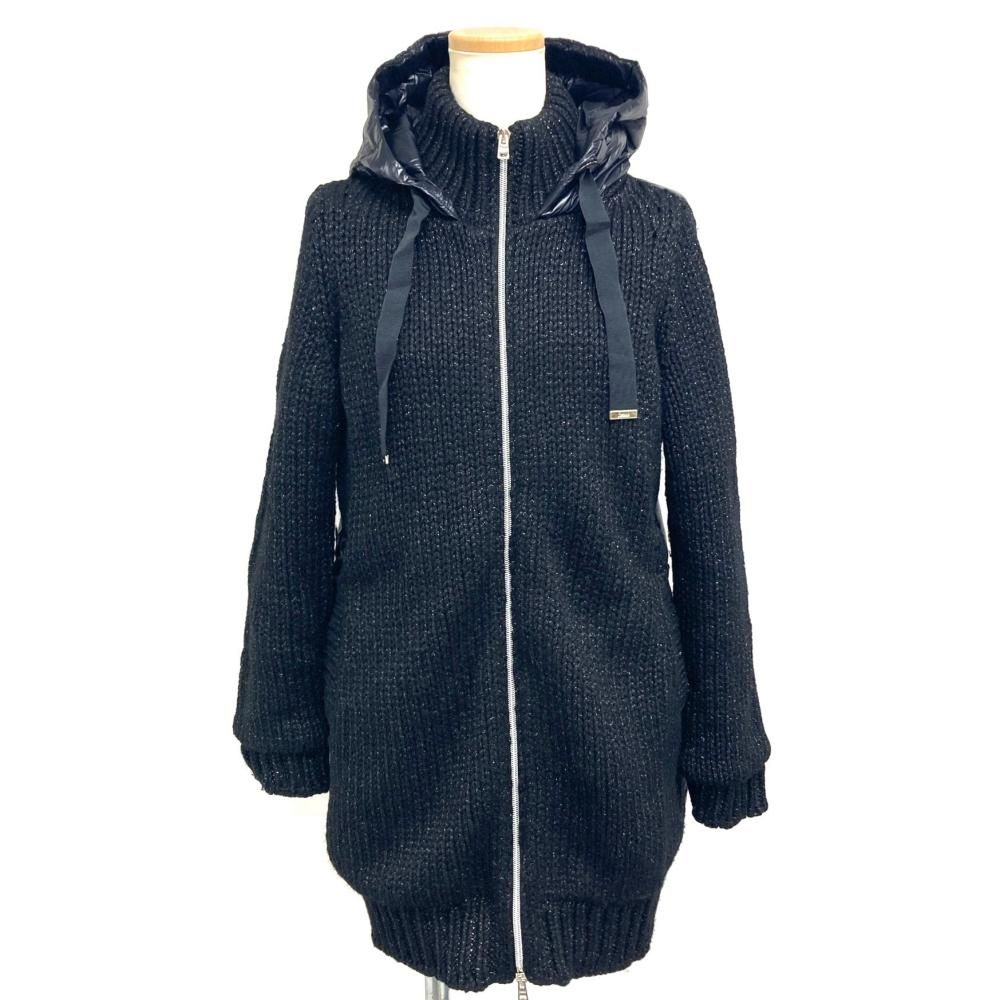 ヘルノ Herno ニット切り替え ダウンジャケット ダウン MP00004DR ブラック 38