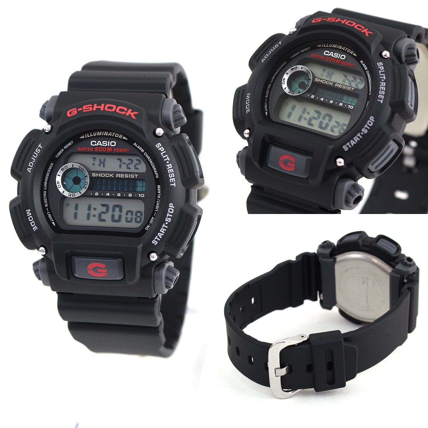 CASIO 腕時計 GショックDW-9052-1V オリジナルベルトセット G-SHOCK 海外モデル デジタル DW-9052-1V-BELTSET  カシオ g-shock gショック メンズ 腕時計 - メルカリ