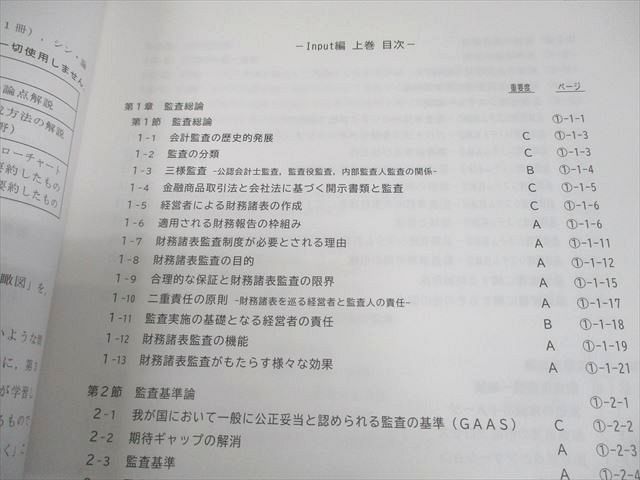 CPA会計学院 公認会計士講座 監査論 短答対策講義 松本レジュメ1〜3 等 2024年合格目標 状態良い 計7冊 090L4D CPA会計学院 公認会計士講座 監査論 短答対策問題集1/2 2025年