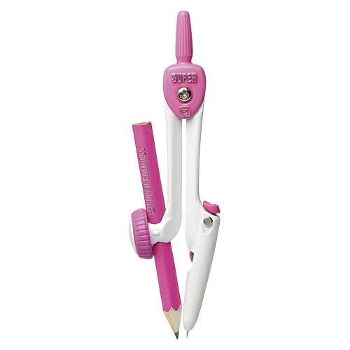 （まとめ） コンパス ソニック スーパーコンパス　はりｉｎパス 桃色 SK-654-P 4970116037480 規格：鉛筆用 1個【×20セット】