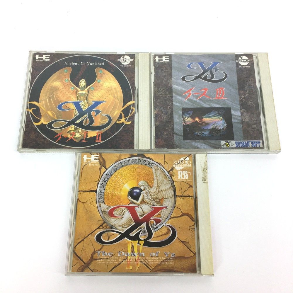■PCE CD-ROM イースI・II ＋ イースIII ＋ イースIV □PCE CD-ROM イースI・II ＋ イースIII ＋ イースIV（イースI