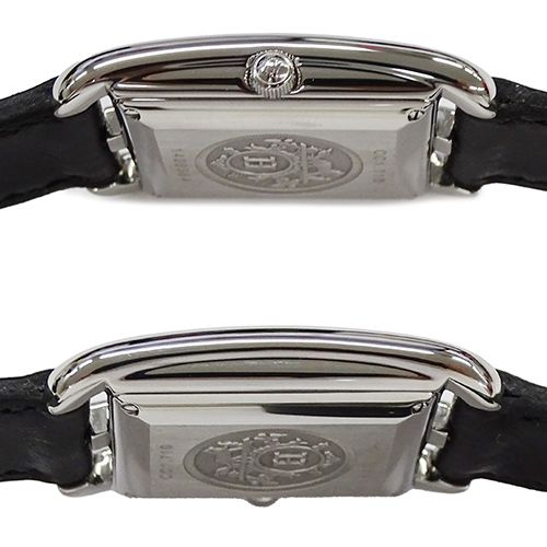 HERMES ケープコッド ドゥブルトゥール CC1.710 自動巻き 腕時計