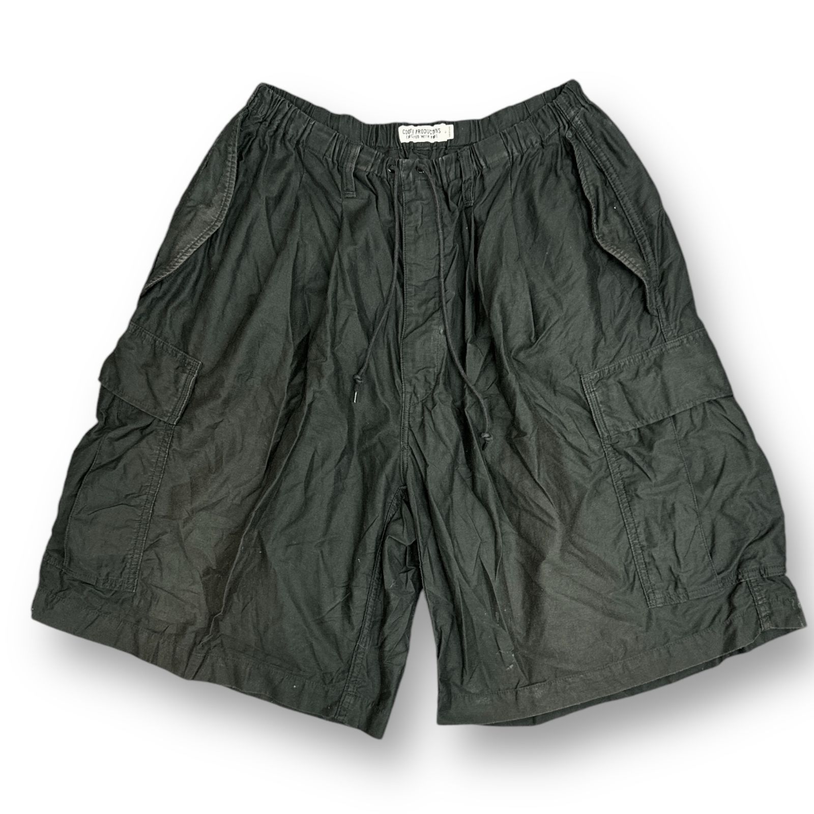 COOTIE PRODUCTIONS 23SS Back Satin Error Fit Cargo Easy Shorts ブラックサテンエラーフィット  イージーショーツ ハーフパンツ クーティープロダクションズ CTE-23S120 M 76341A4 - メルカリ