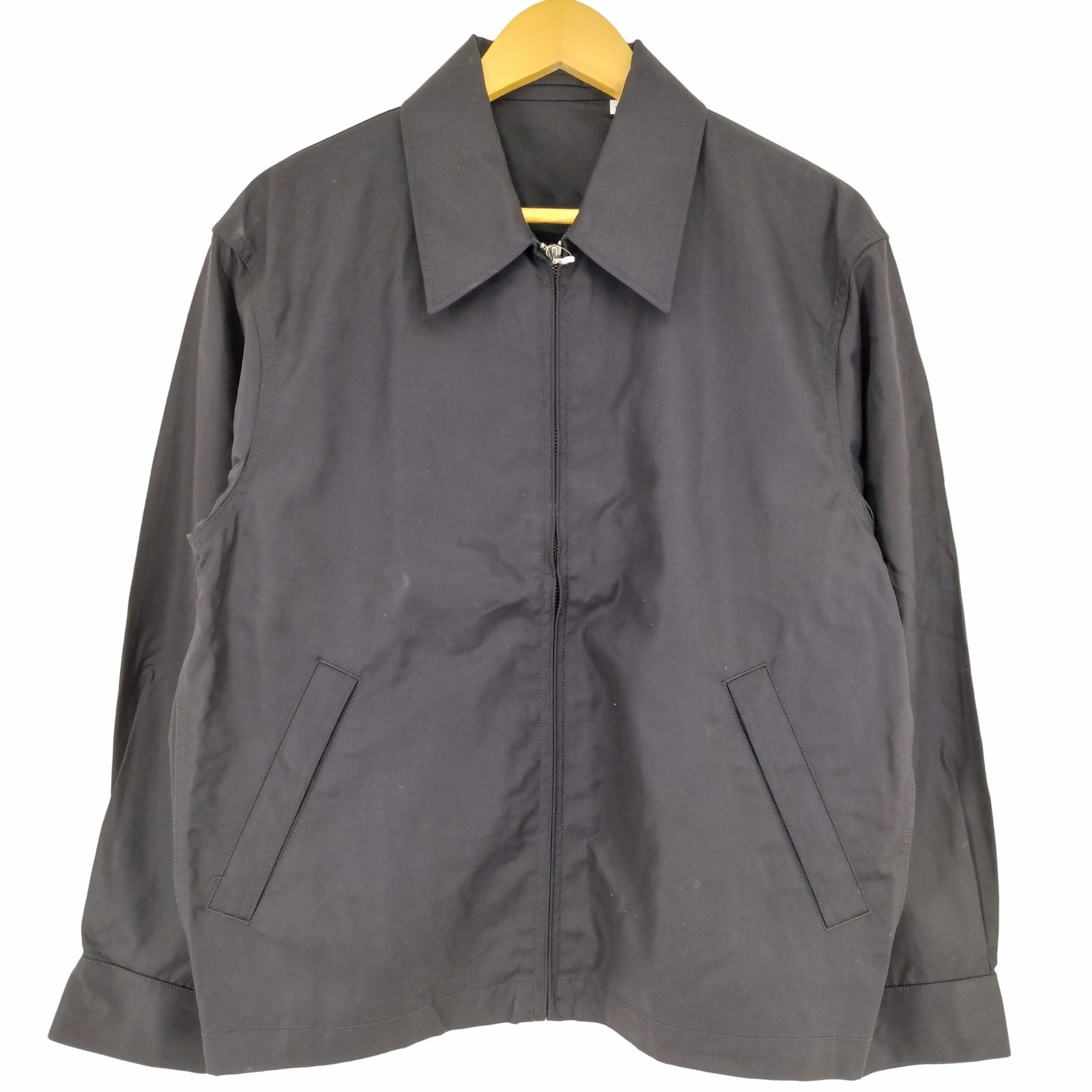 UNIQLO U ジップアップブルゾン Lサイズ 68 BLUE 未使用品 価格ファッション - UNIQLO U ジップアップブルゾン Lサイズ 68