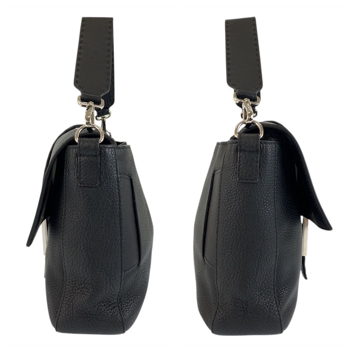 FENDI フェンディ セレリア マンマバケット ハンドバッグ 黒 FENDI フェンディ セレリア マンマバケット ハンドバッグ 黒